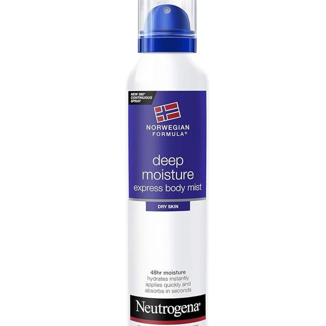 Spray corporal en humedad profunda de Neutrogena.